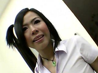 Naughty girl loves black