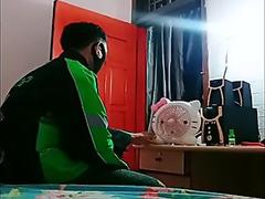 Crossdresser fucked in the ass and mouth.