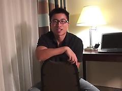 Skinny granny rims his ass