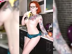 Schoolgirl gets a cock up her ass in the classroom